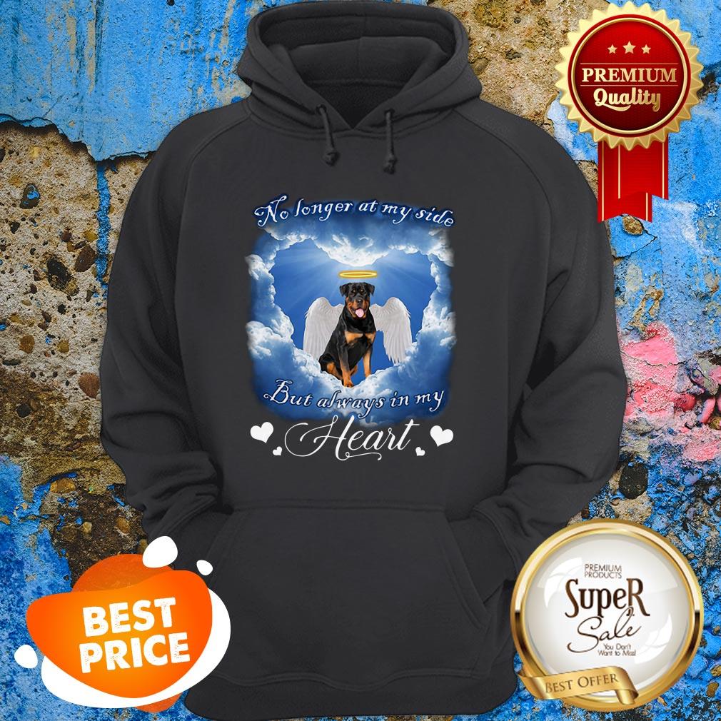 Rottweiler Angel No Longer At My Side But Always In My Heart Shirt - Image 5