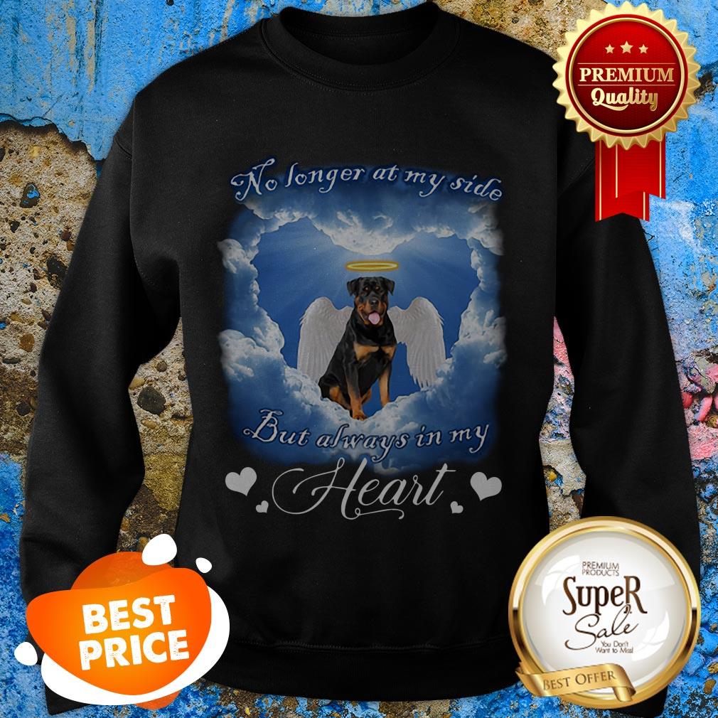 Rottweiler Angel No Longer At My Side But Always In My Heart Shirt - Image 4