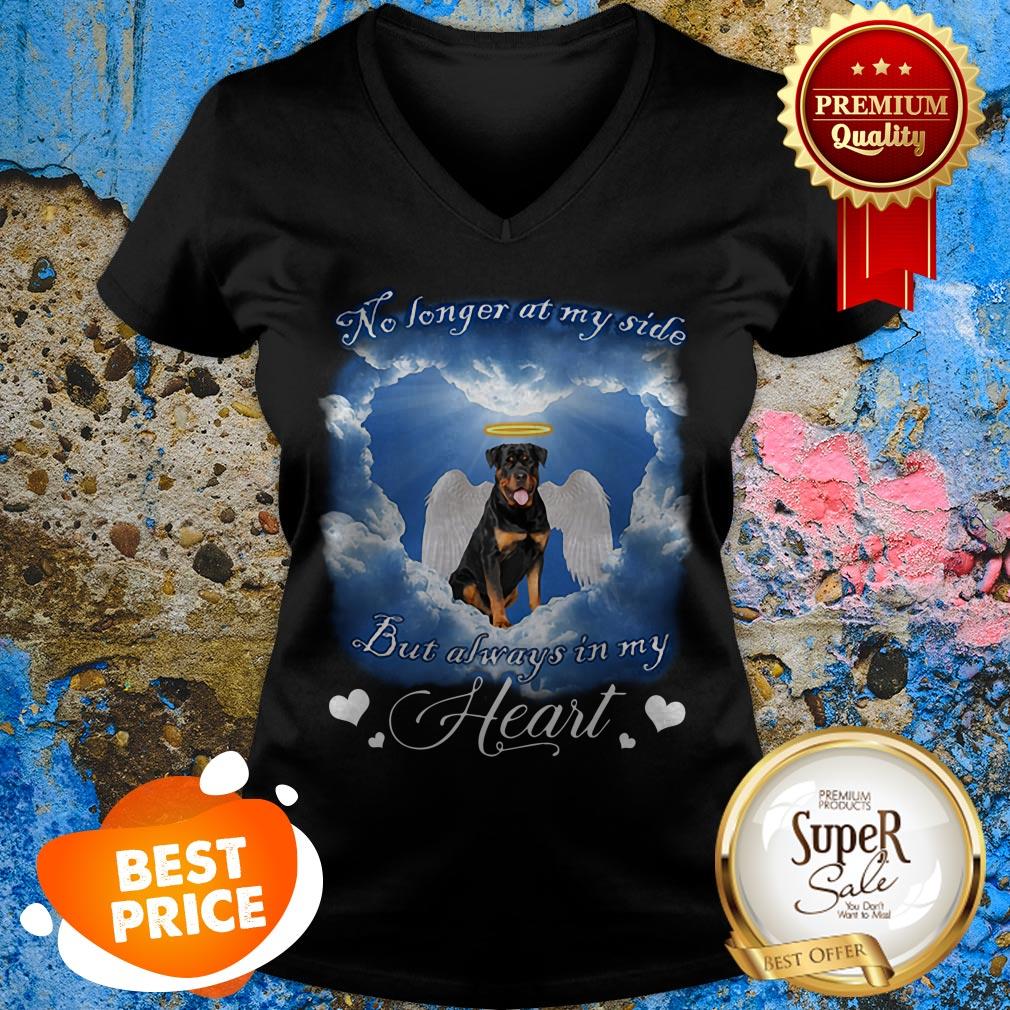 Rottweiler Angel No Longer At My Side But Always In My Heart Shirt - Image 2