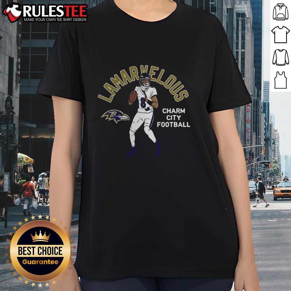 Hot Lamar Jackson Baltimore Ravens Player Illustrative Pack T-Shirt - Image 3