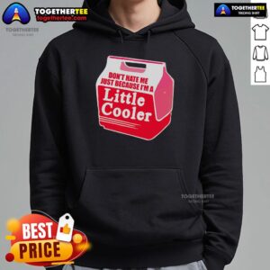 Alternative view of Nice Don't Hate Me Because I'm A Little Cooler Cooling Box T-Shirt