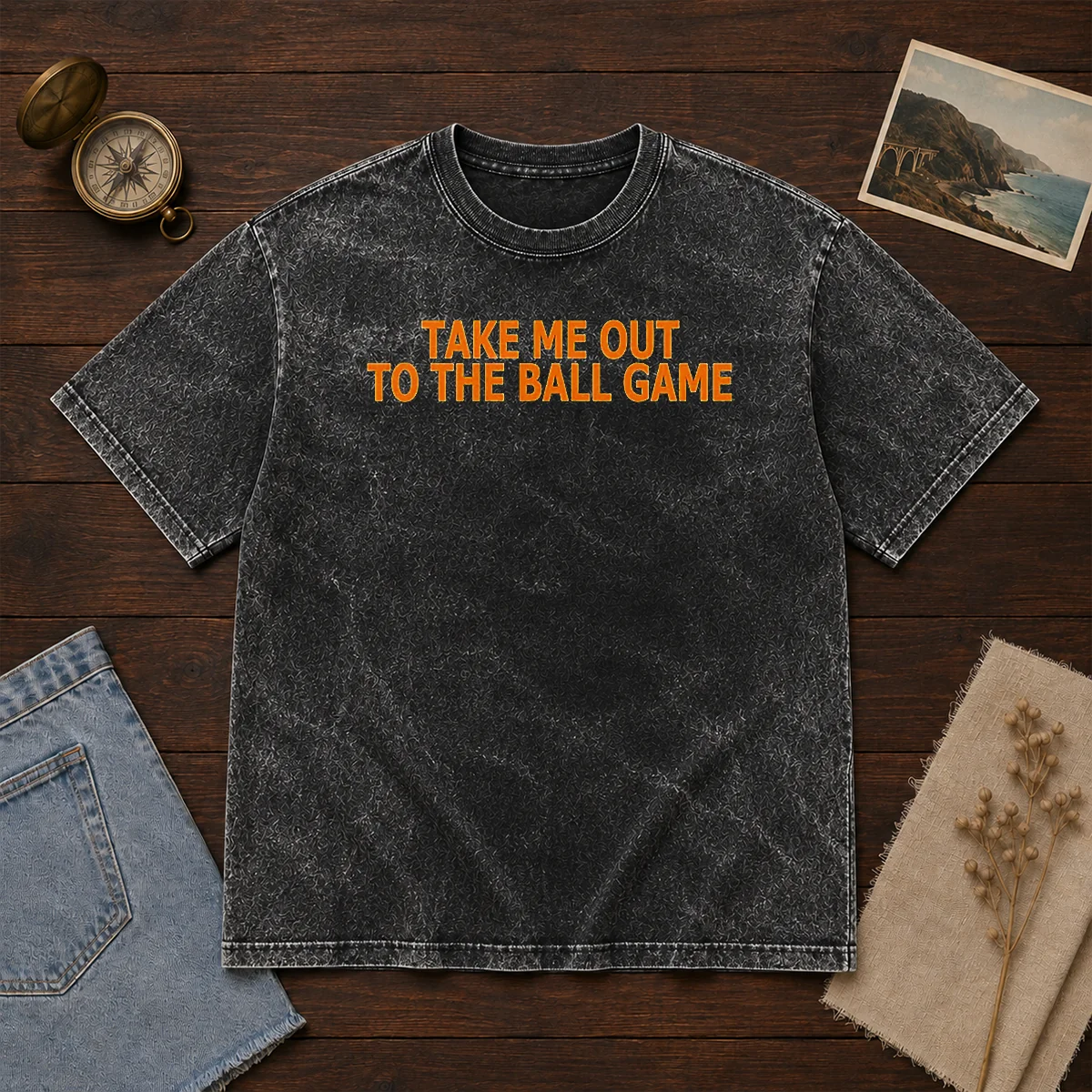 Nice Take Me Out To The Ball Game Baseball Stadium Shirt - Image 8