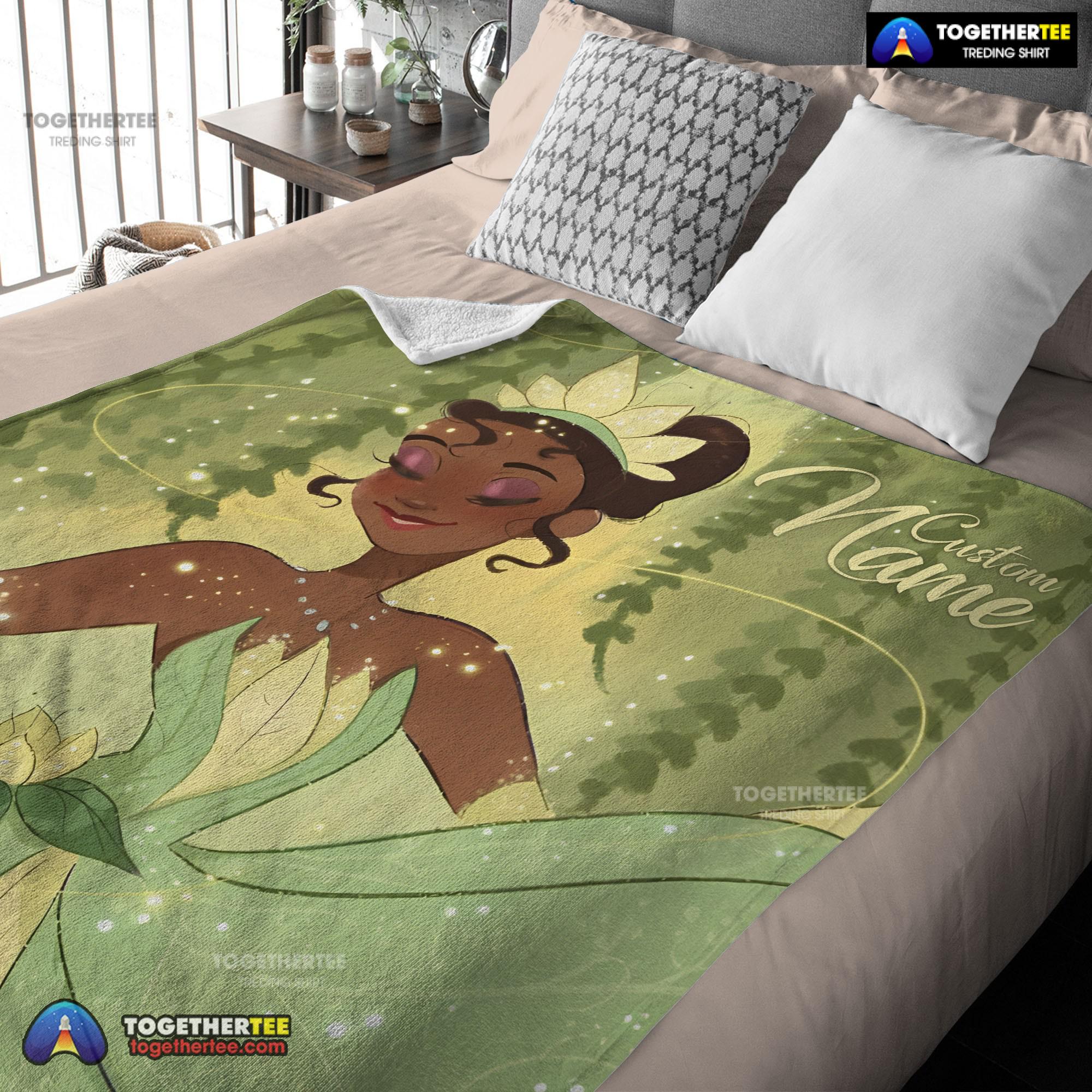 Official Disney Princess Tiana Blanket Fleece Customized Blanket - Image 3