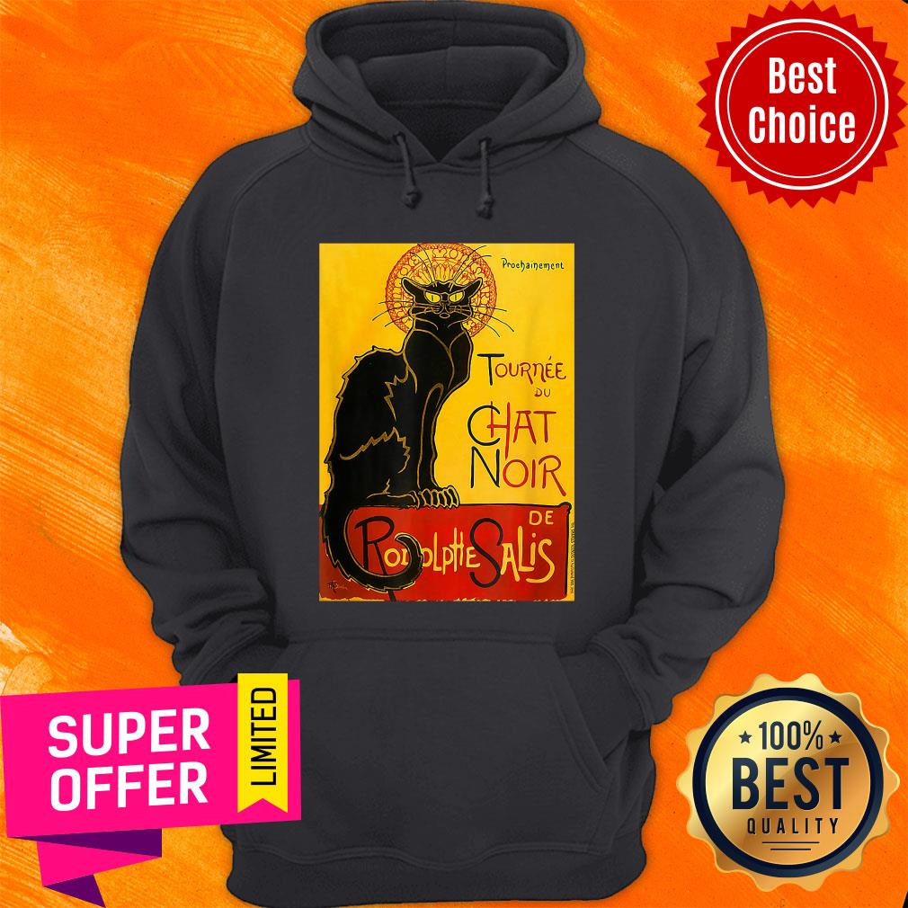 Premium Cat Le Chat Noir The Black Cat Art Nouveau Vintage Shirt - Image 2