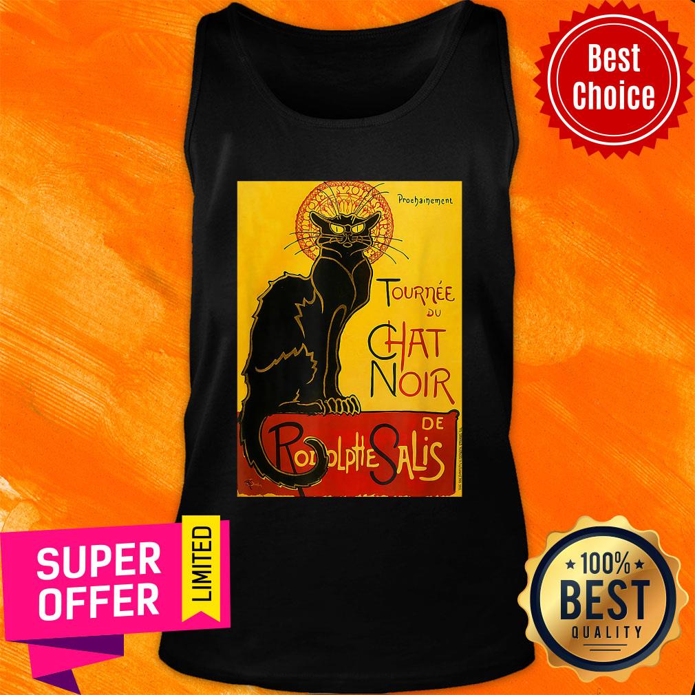 Premium Cat Le Chat Noir The Black Cat Art Nouveau Vintage Shirt - Image 4