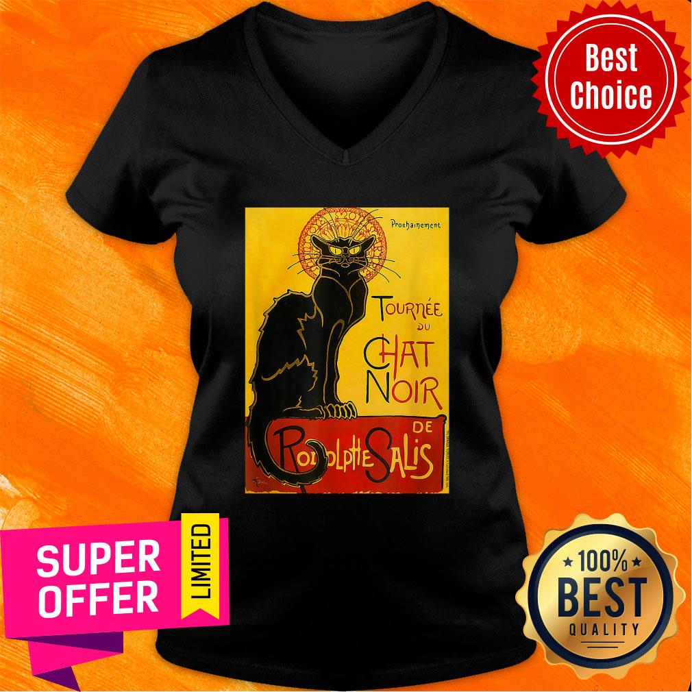 Premium Cat Le Chat Noir The Black Cat Art Nouveau Vintage Shirt - Image 3