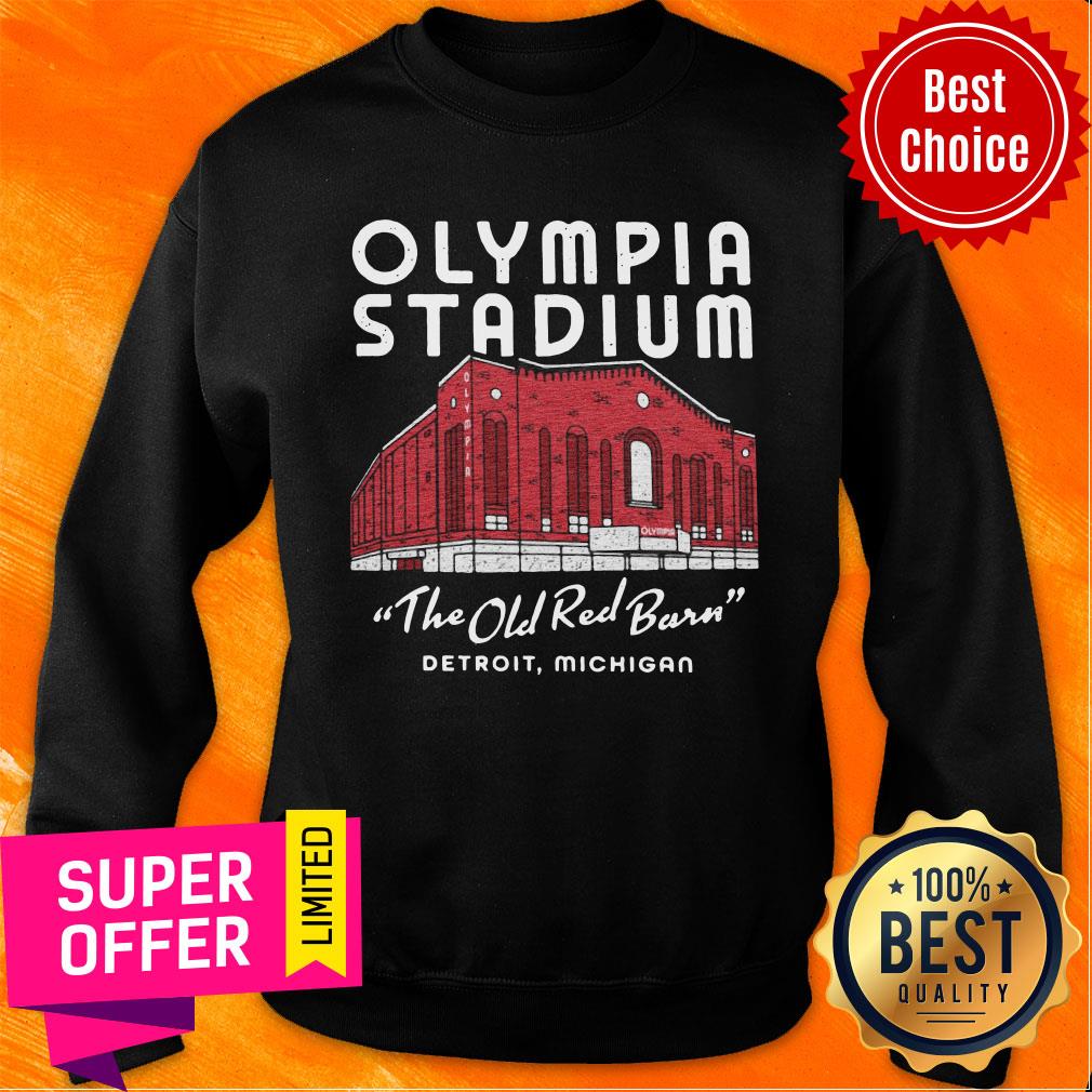 Top Olympia Stadium The Old Red Barn Detroit Michigan Shirt - Image 5