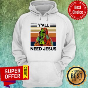 Alternative view of Alien Y’all Need Jesus Vintage Shirt