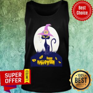 Alternative view of Black Cat Moana Happy Halloween Shirt