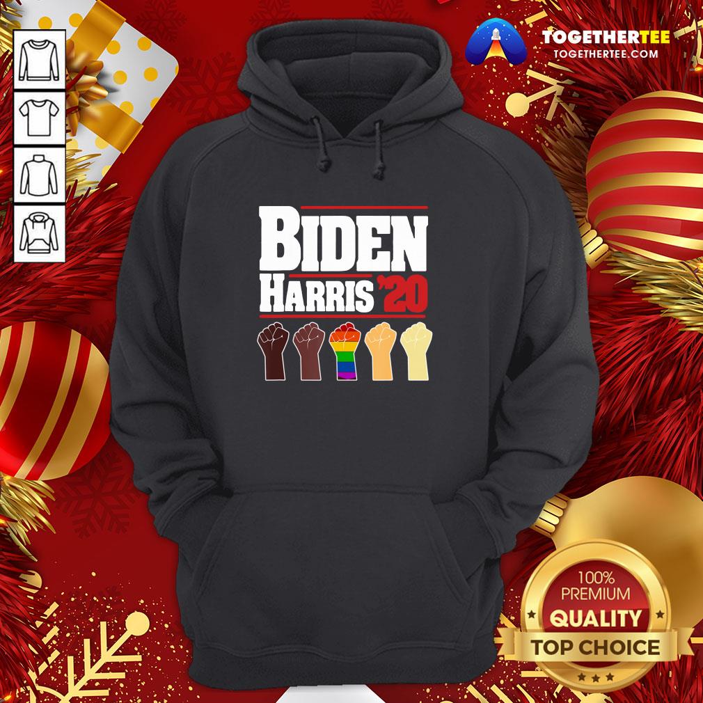 Original Joe Biden Kamala Harris Hand 2020 Shirt - Image 5