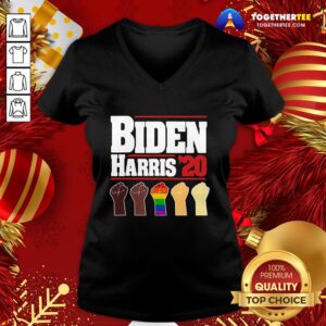 Alternative view of Original Joe Biden Kamala Harris Hand 2020 Shirt