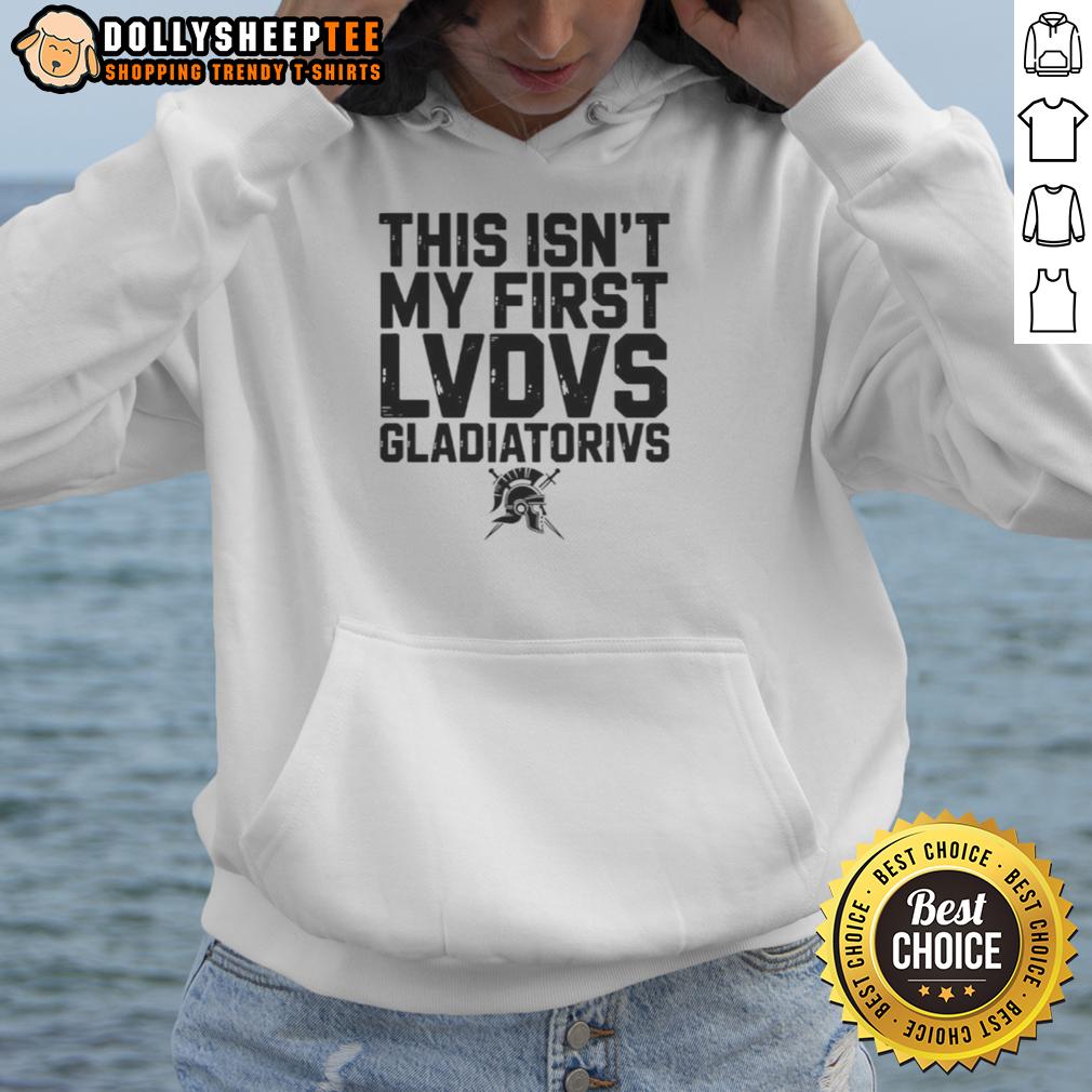 Happy This Isn't My First Ludus Gladiatorius Ancient Roman Gladiator School T-Shirt - Image 2