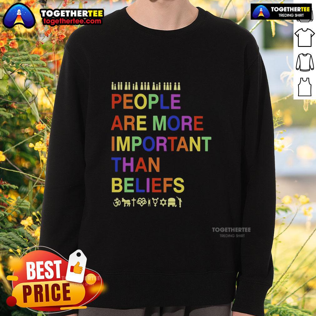 Hot People Are More Important Than Beliefs T-Shirt - Image 5