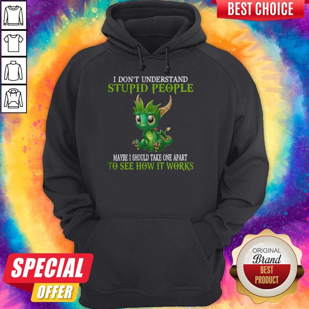 I Don’t Understand Stupid People Maybe I Should Take One Apart To See How It Works Dragon Shirt - Image 3