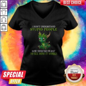 Alternative view of I Don’t Understand Stupid People Maybe I Should Take One Apart To See How It Works Dragon Shirt