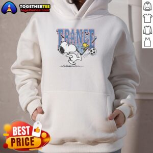 Alternative view of Top Peanuts Snoopy X France Soccer T-Shirt