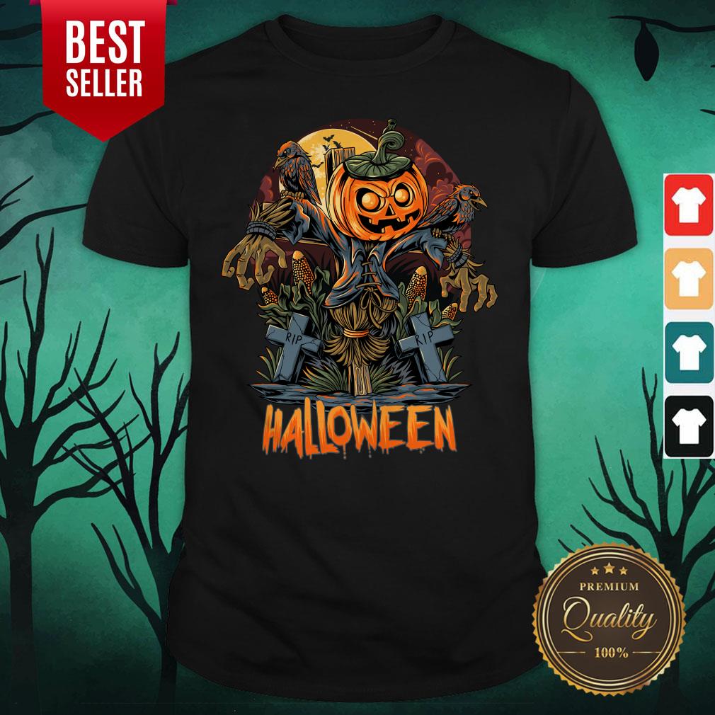 Scarecrow Pumpkins Halloween Shirt