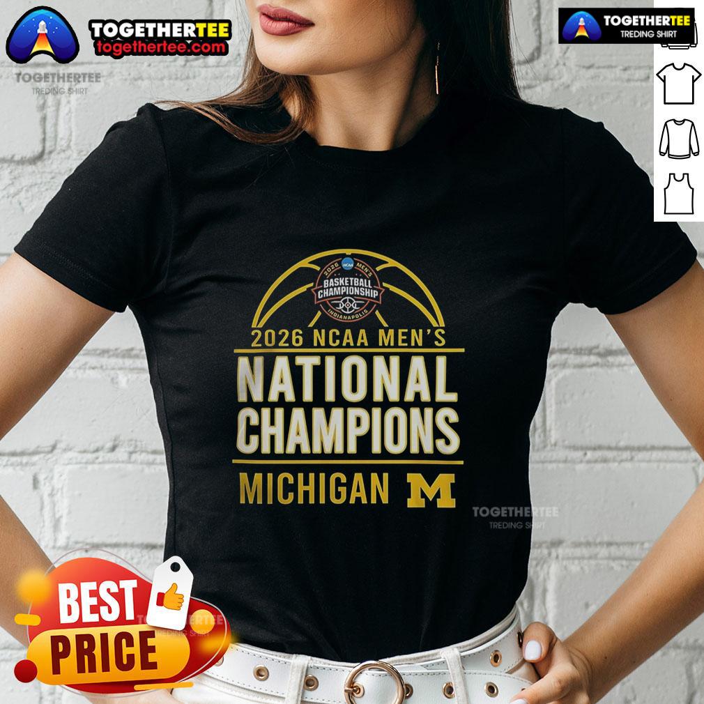 Official 2026 NCAA Men's Basketball National Champions Michigan Wolverines Shirt - Image 3