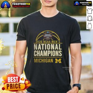 Official 2026 NCAA Men's Basketball National Champions Michigan Wolverines Shirt