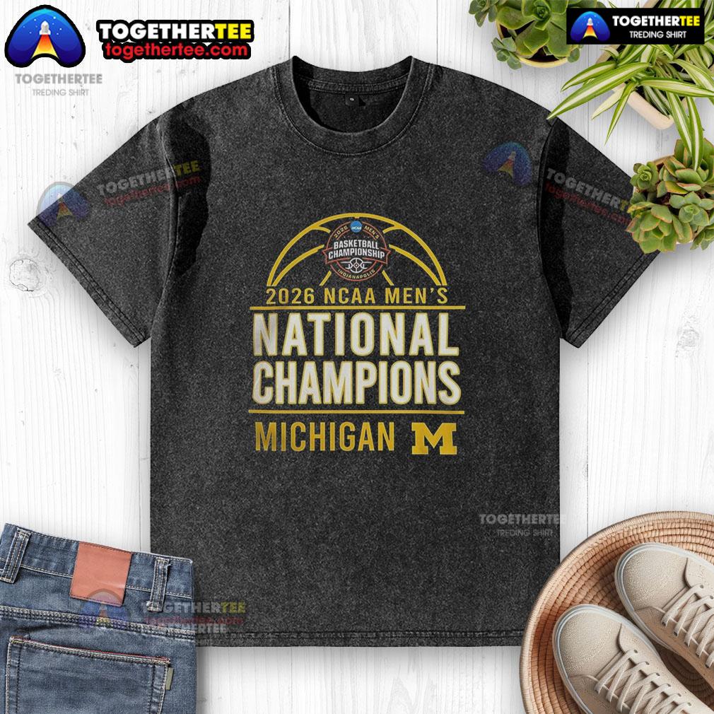 Official 2026 NCAA Men's Basketball National Champions Michigan Wolverines Shirt - Image 6
