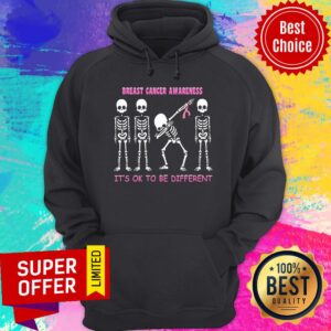 Alternative view of Breast Cancer Awareness Skeleton It's Ok Different Shirt