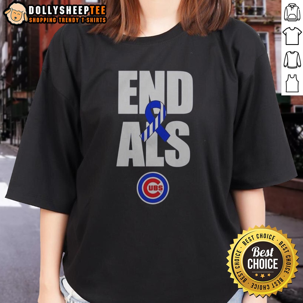 Good Nico Hoerner End ALS Chicago Cubs Shirt - Image 3
