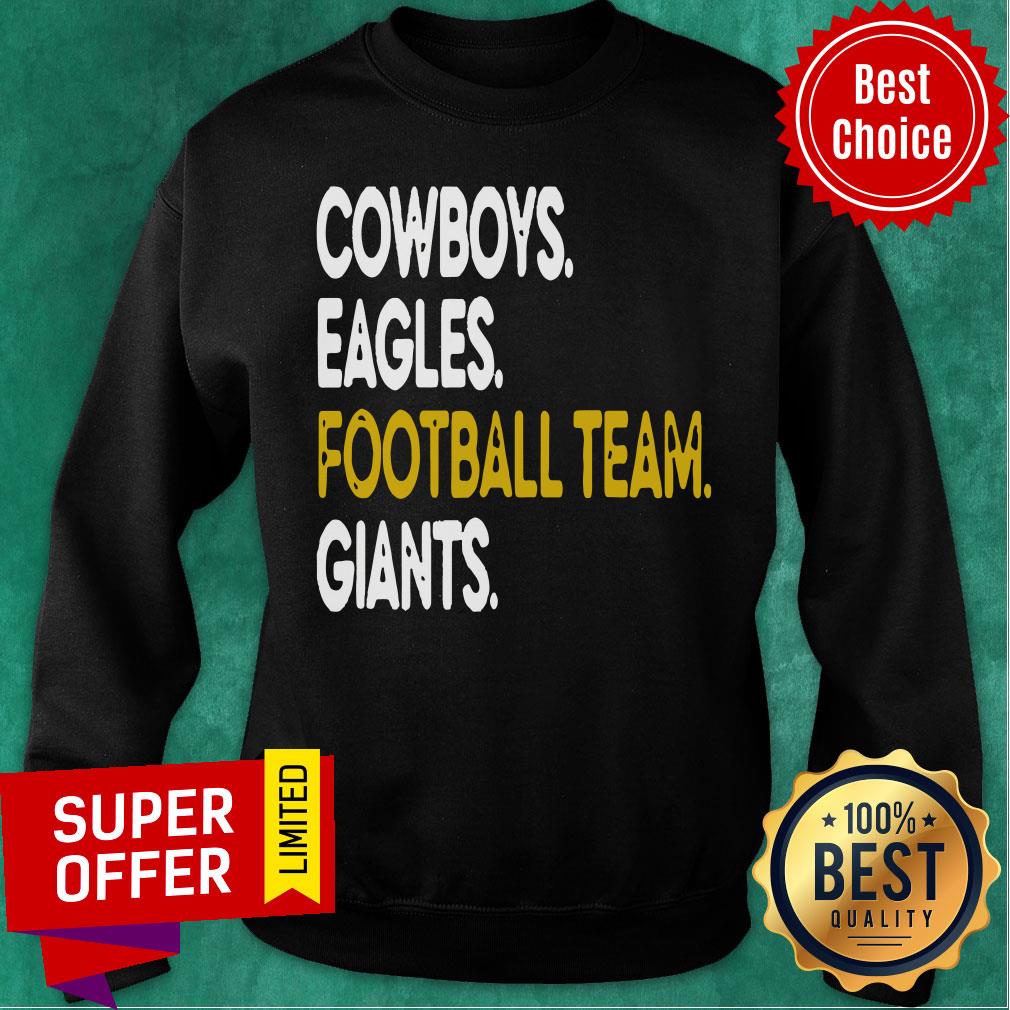 Premium Cowboys Eagles Football Team Giants Shirt - Image 5