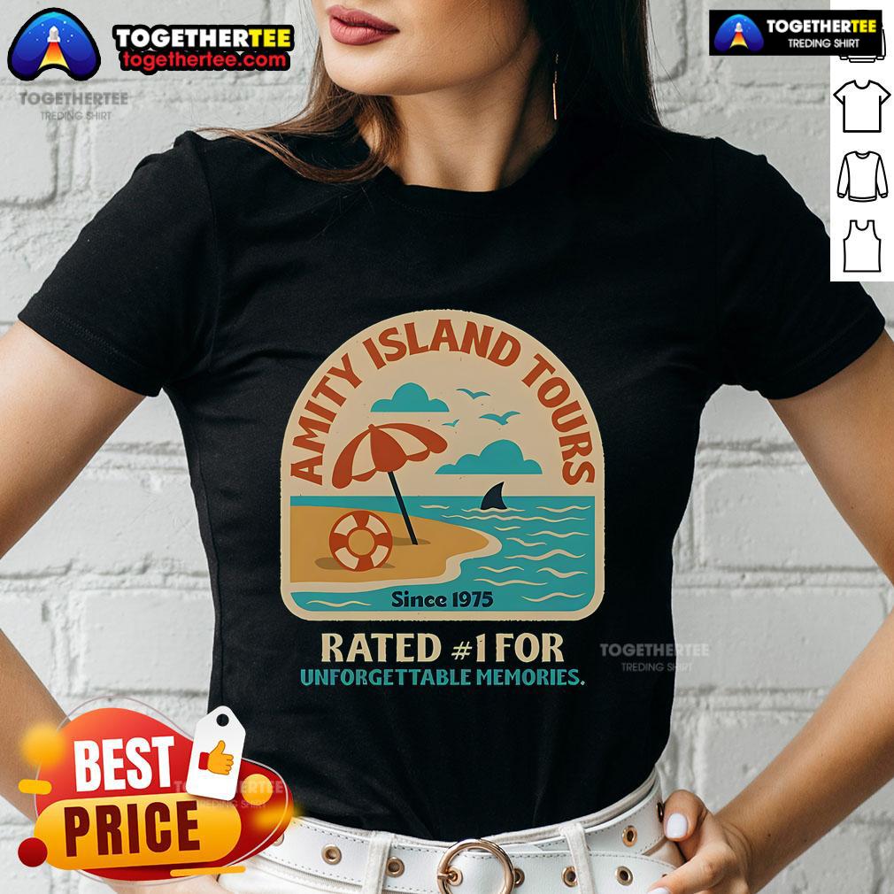 Pretty Amity Island Tours T-Shirt - Image 3