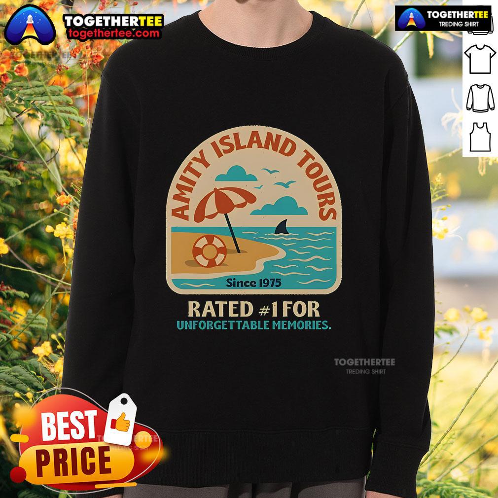 Pretty Amity Island Tours T-Shirt - Image 5