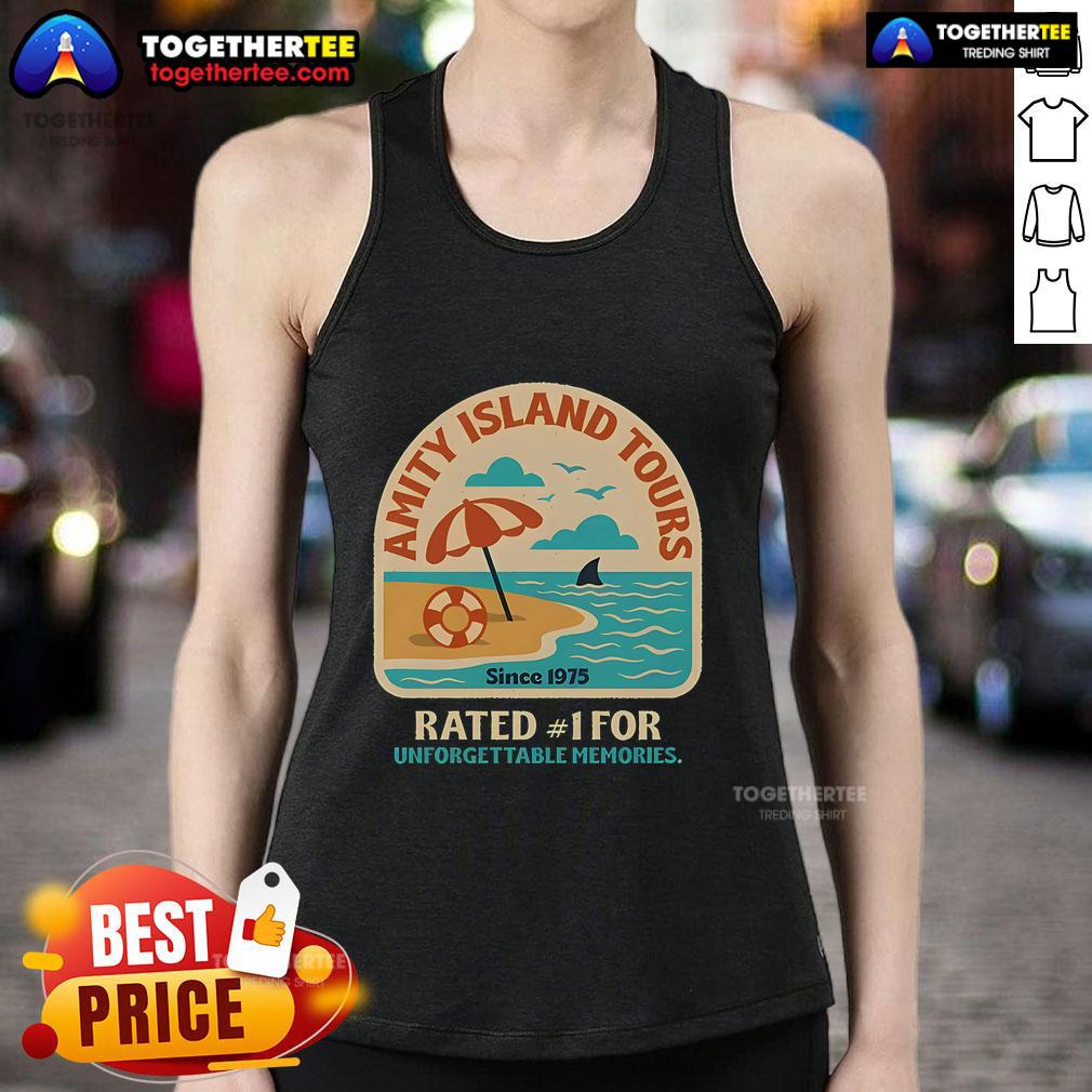 Pretty Amity Island Tours T-Shirt - Image 4