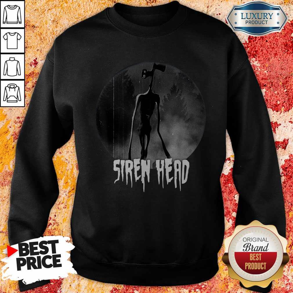 Scary Siren Head Vintage Meme Character Halloween Shirt - Image 5