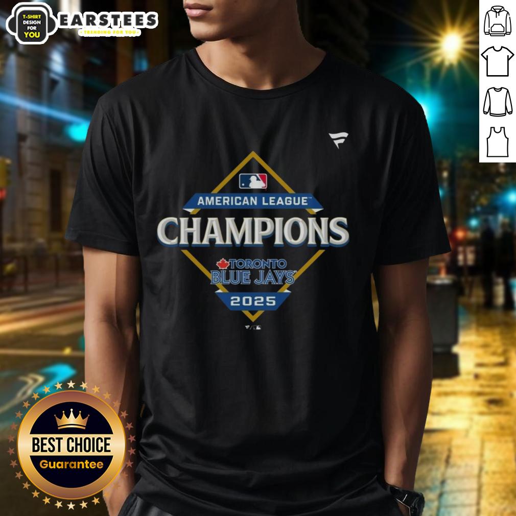 Official Toronto Blue Jays 2025 MLB American League Champions Locker Room T-Shirt
