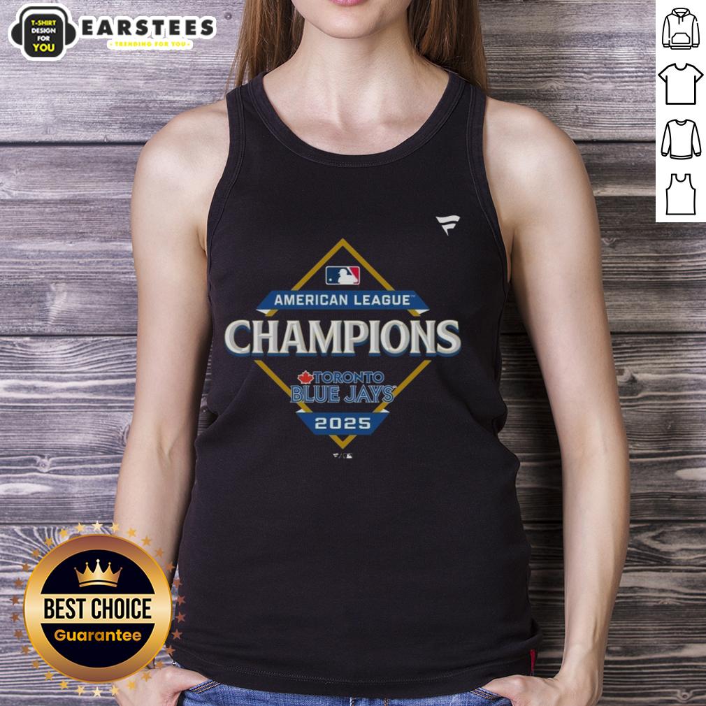 Official Toronto Blue Jays 2025 MLB American League Champions Locker Room T-Shirt - Image 4
