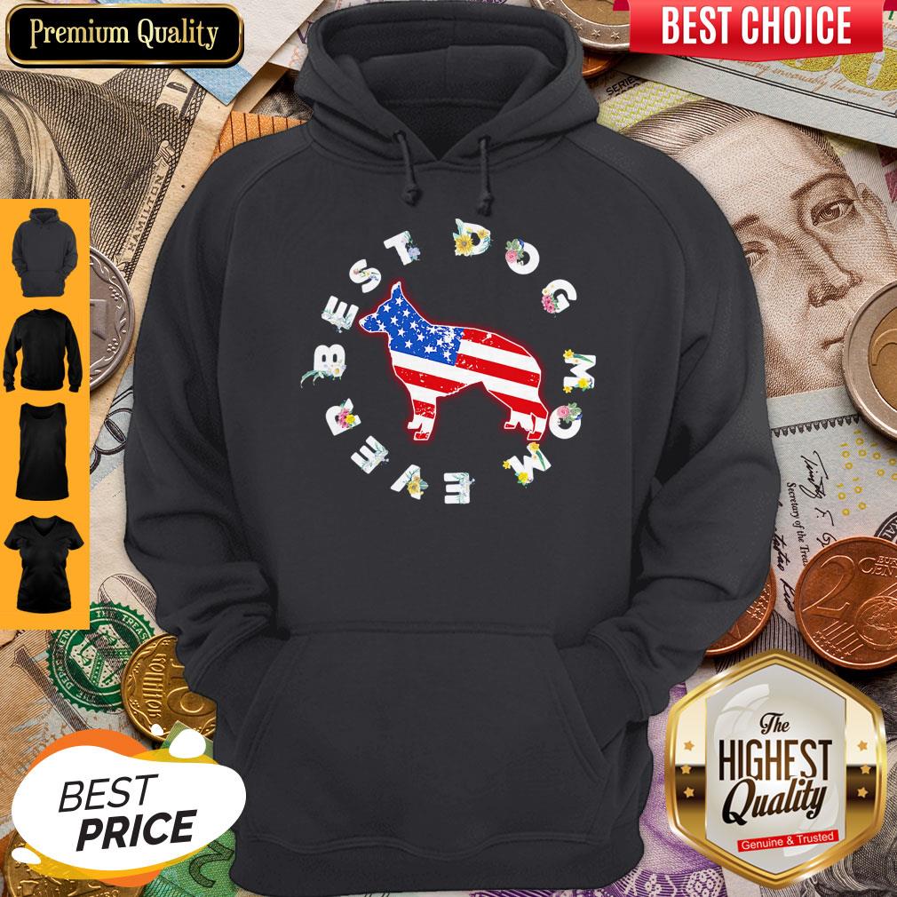 Good Independence Day Flower Everbest Dog Mom Shirt - Image 5