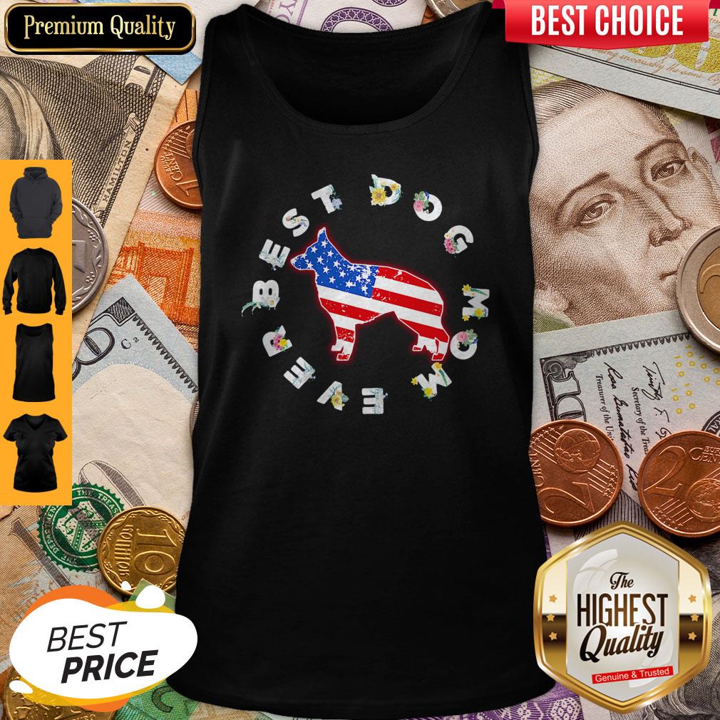 Good Independence Day Flower Everbest Dog Mom Shirt - Image 3