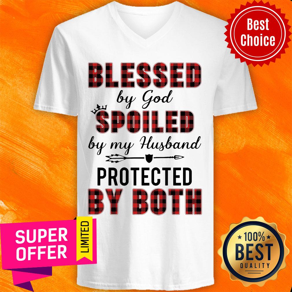 Blessed By God Spoiled By My Husband Protected By Both Shirt - Image 4