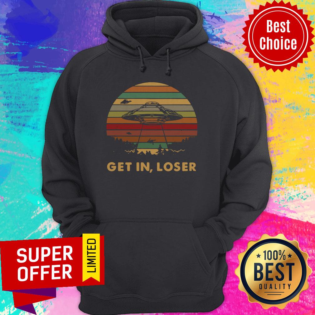 Premium Get In Loser UFO Vintage Shirt - Image 3
