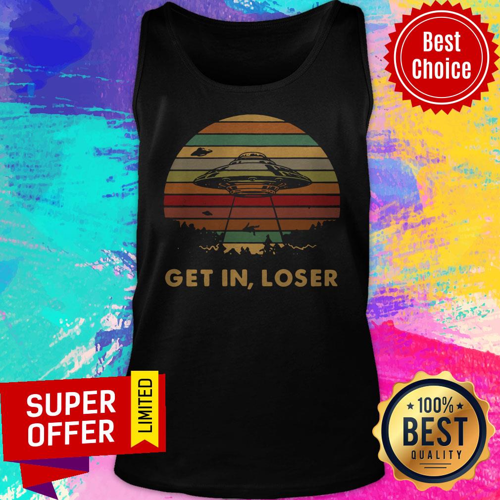 Premium Get In Loser UFO Vintage Shirt - Image 5