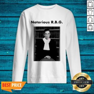 Alternative view of Top Notorious R.B.G Ruth Bader Ginsburg Shirt