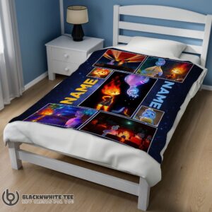 Alternative view of Premium Cute Hot Disney Cartoon Elemental Blanket Fleece Customized Blanket