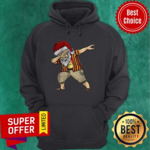Alternative view of Nice Merry Christmas in July Florida Dabbing Santa Tee Shirt