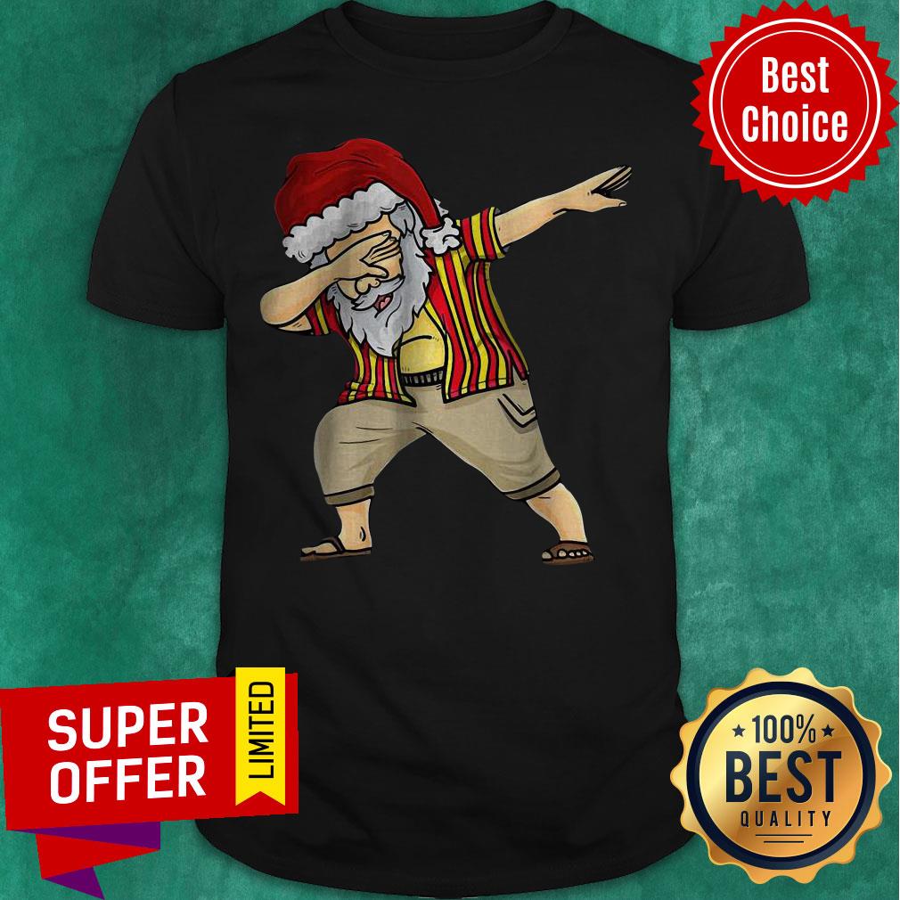 Nice Merry Christmas in July Florida Dabbing Santa Tee Shirt