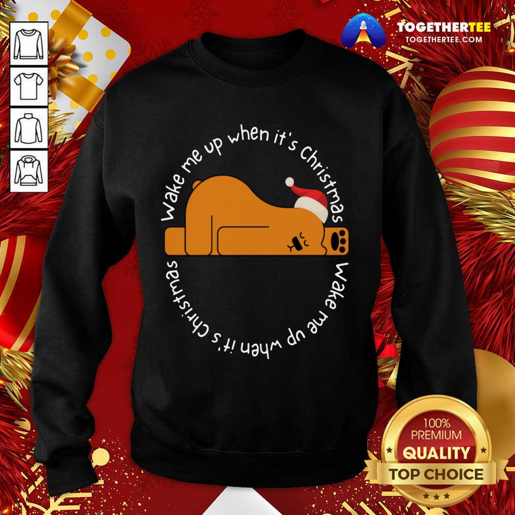 Official Wake Me Up When It's Christmas T-Shirt - Image 4