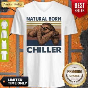 Alternative view of Sloth Natural Born Chiller Vintage Shirt