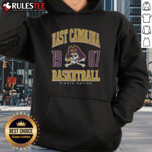 Alternative view of Awesome East Carolina Pirates Basketball T-Shirt