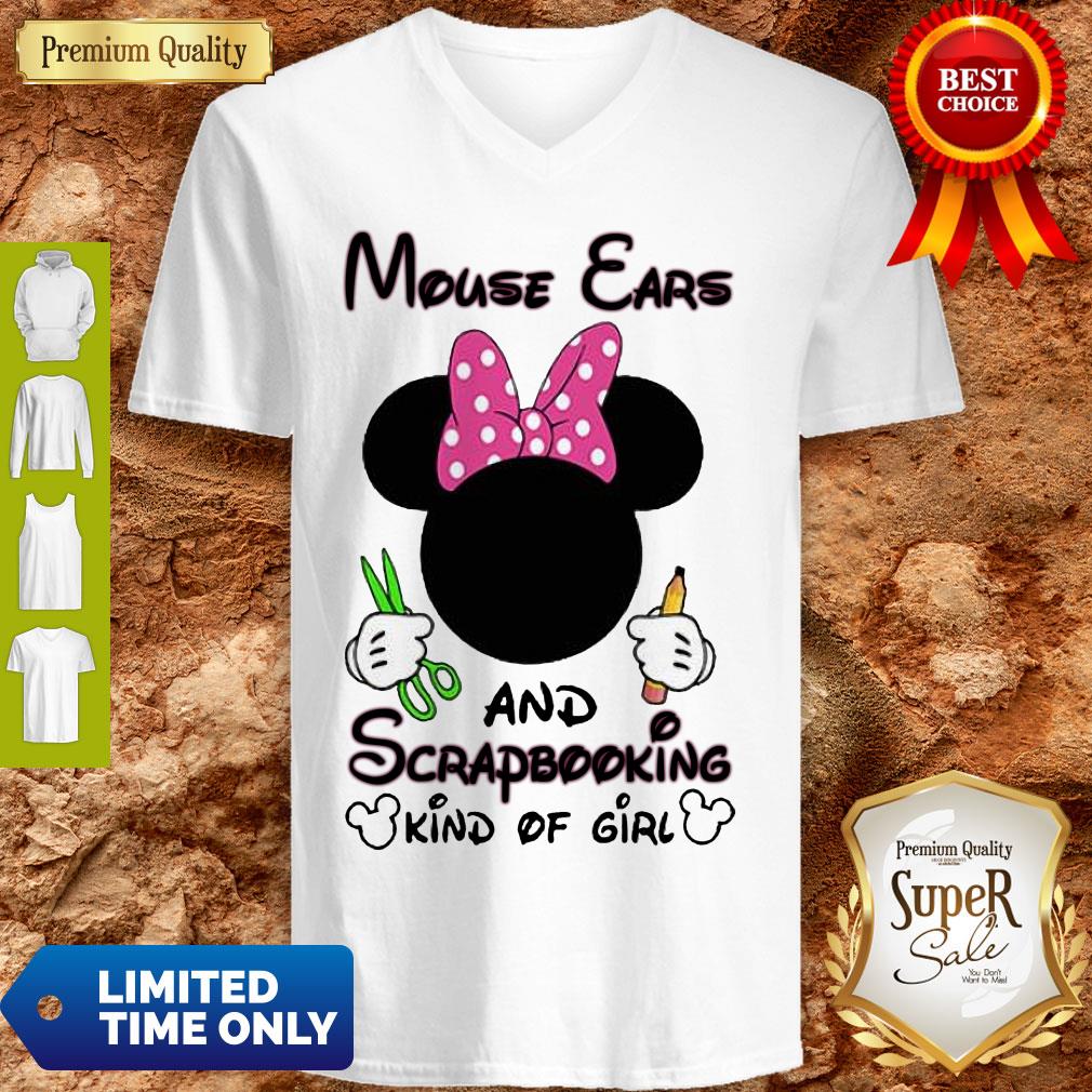 Awesome Mickey Mouse Cars And Scrapbooking Kind Of Girl Shirt - Image 5