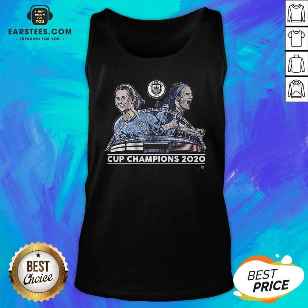 Top Lavelle And Mewis Man City 2020 Cup Champions Legend Shirt - Image 4