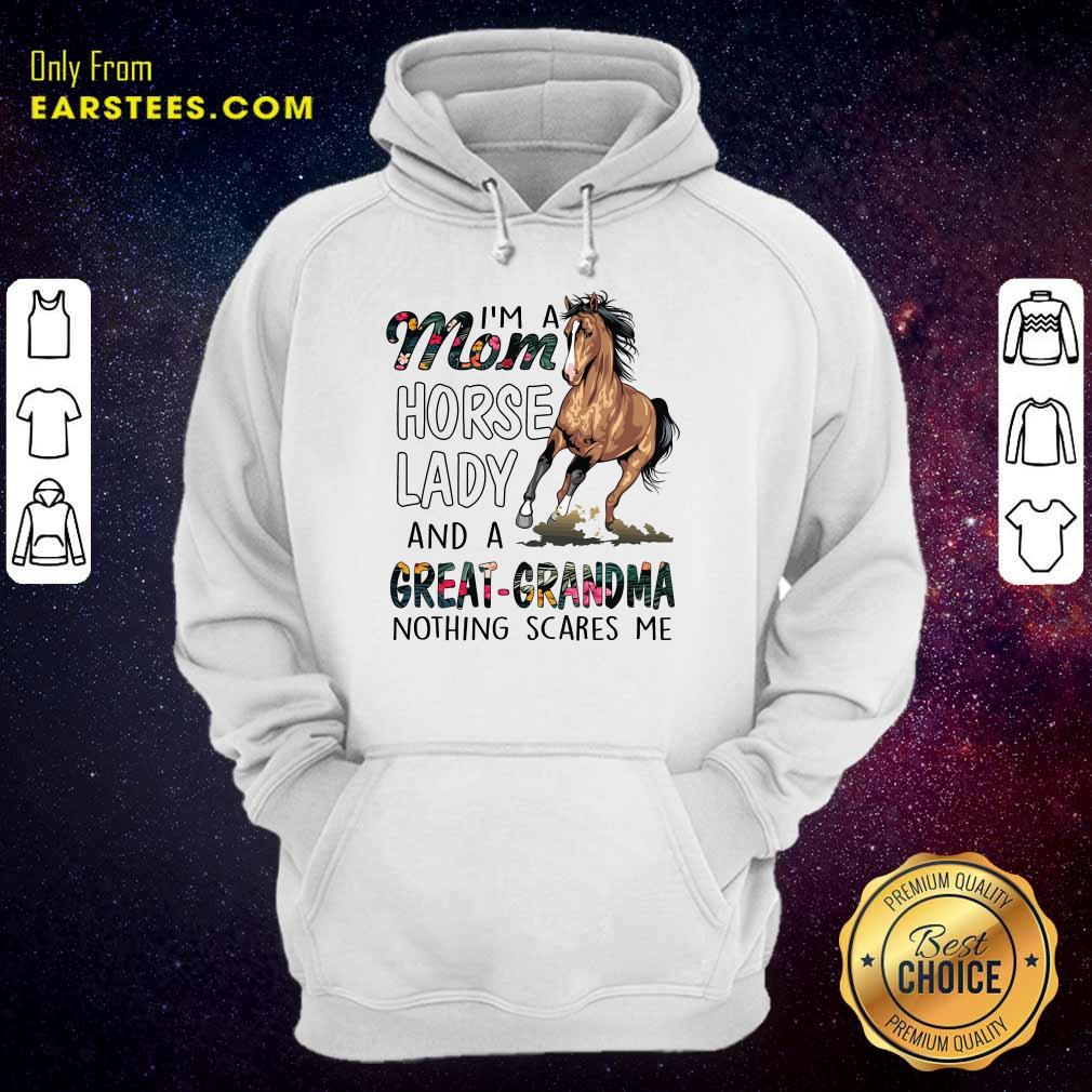 Top I'm A Mom Horse Lady Great Grandma Shirt - Image 4