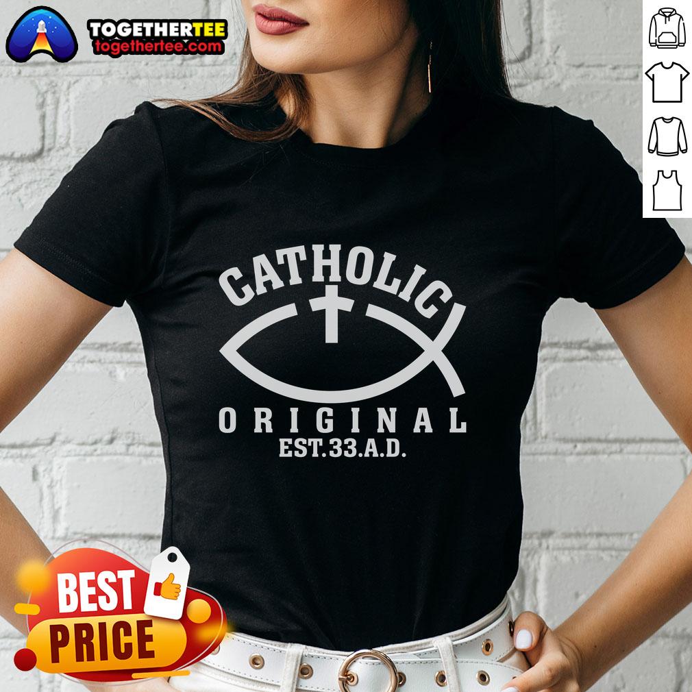 Pretty Original Catholic Church God Jesus Christ T-Shirt - Image 3
