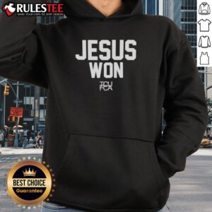 Alternative view of Awesome Jesus Won TCU Football T-Shirt
